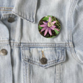 Schaltfläche "Rosa und Lila Passionsblume" Button (Beispiel)