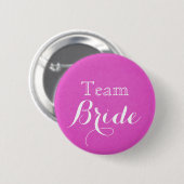 Schaltfläche "Rosa Wedding Team Bridge" Button (Vorne & Hinten)