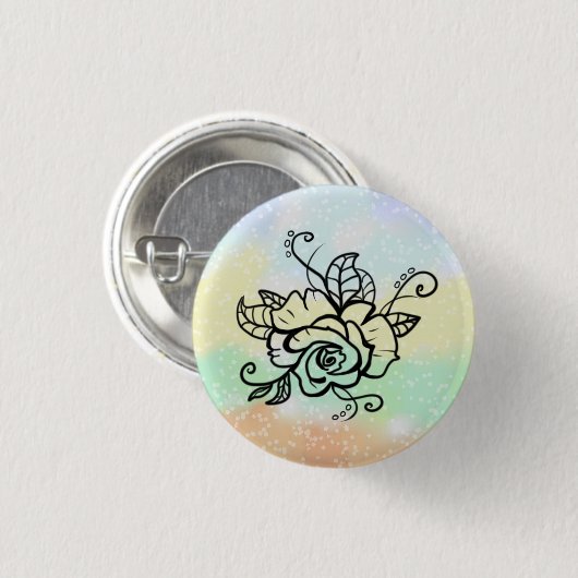 Schaltfläche Rose Button (Vorne & Hinten)