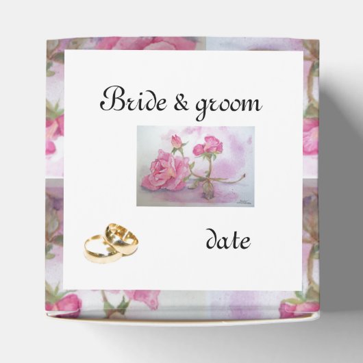 Schaltfläche Rose Geschenkschachtel (Oben)