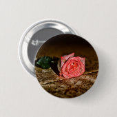 Schaltfläche Rose Nah-Nach-oben Button (Vorne & Hinten)