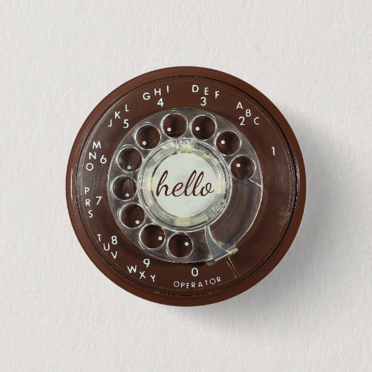 Schaltfläche "Rotary Phone Look" Button (Vorderseite)