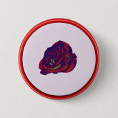 Schaltfläche rote Rose Button (Vorderseite)