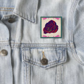 Schaltfläche rote Rose Button (Beispiel)