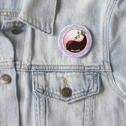 Schaltfläche "rote Rose Yang-Button" Button (Beispiel)