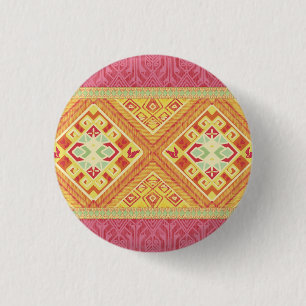 Schaltfläche "Rote und gelbe Federn" Button