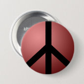 Schaltfläche, Roter Friede Wählen Sie Ihre Größe u Button (Vorne & Hinten)