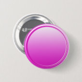 SCHALTFLÄCHE ROUND rosa Farbverlauf + Ihr Text Button (Vorne & Hinten)