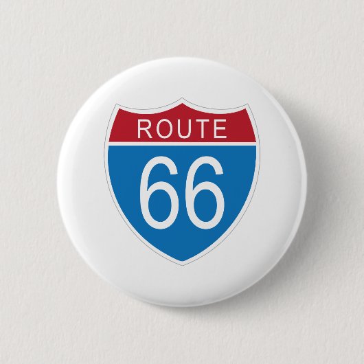 Schaltfläche Route 66 Button (Vorderseite)