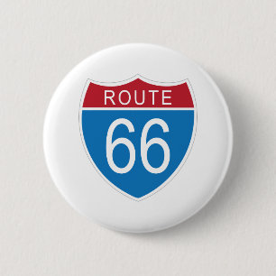 Schaltfläche Route 66 Button
