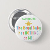 Schaltfläche Royal Baby Button (Vorne & Hinten)