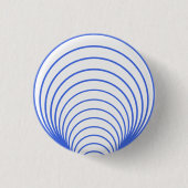 Schaltfläche "Royal Blue Radiant Lines" - Anpassba Button (Vorderseite)
