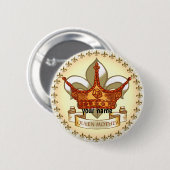 Schaltfläche Royal Queen Mother Button (Vorne & Hinten)