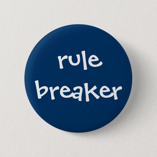 Schaltfläche "Rule Breakfast" Button (Vorderseite)