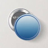 SCHALTFLÄCHE RUND blauer Farbverlauf + Ihr Text Button (Vorne & Hinten)