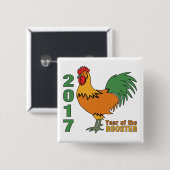 Schaltfläche "Runde" 2017 Button (Vorne & Hinten)