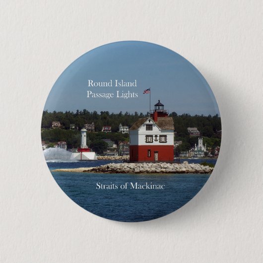 Schaltfläche "Runde Island-Passatlicht" Button (Vorderseite)