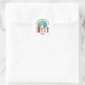 Schaltfläche Runder Aufkleber (Tasche)