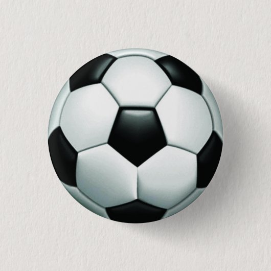 Schaltfläche "Runder Fußball-Rücken" Button (Vorderseite)