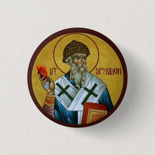 Schaltfläche Saint Spyridon Button (Vorderseite)