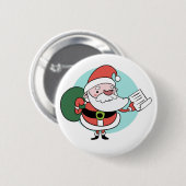 Schaltfläche Santa Claus Button (Vorne & Hinten)