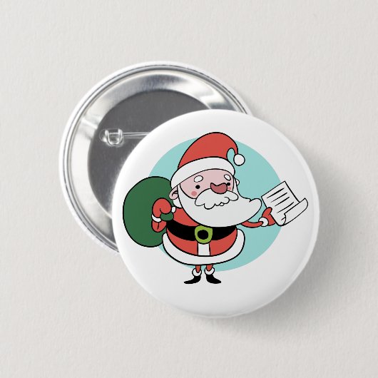 Schaltfläche Santa Claus Button (Vorne & Hinten)