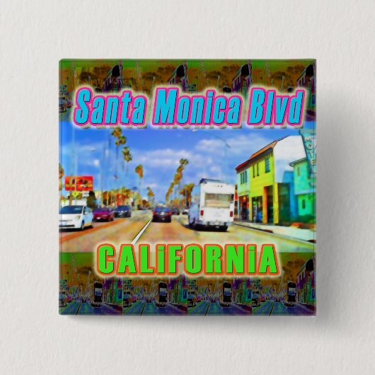 Schaltfläche "Santa Monica Blvd 2" Button (Vorderseite)