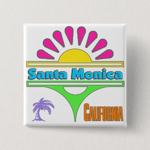 Schaltfläche "Santa Monica Colorful 1" Button