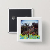 Schaltfläche "Santa Monica Garden" Button (Vorne & Hinten)