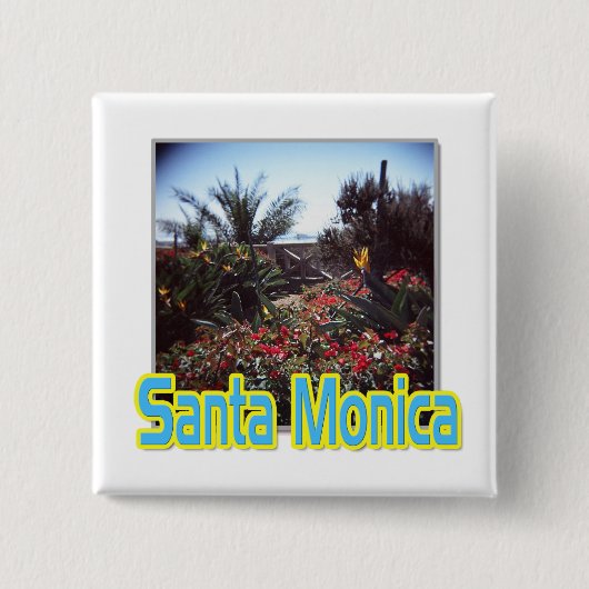 Schaltfläche "Santa Monica Garden" Button (Vorderseite)