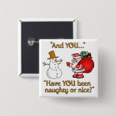 Schaltfläche Santa & Snowman Button (Vorne & Hinten)