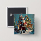 Schaltfläche Santa und Reindeke Button (Vorne & Hinten)