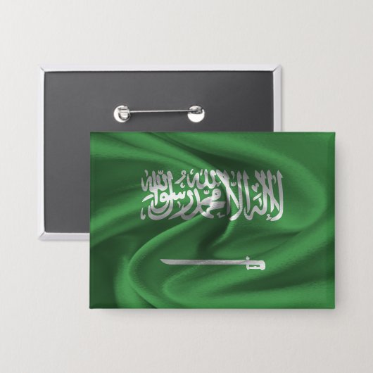 Schaltfläche Saudi-Arabien Button (Vorderseite/Rückseite)