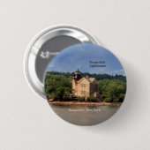 Schaltfläche Saugerties Lighthouse Button (Vorne & Hinten)