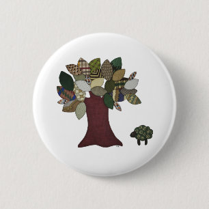Schaltfläche "Schafe und Bäume" Button