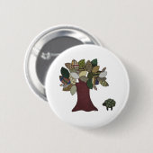 Schaltfläche "Schafe und Bäume" Button (Vorne & Hinten)