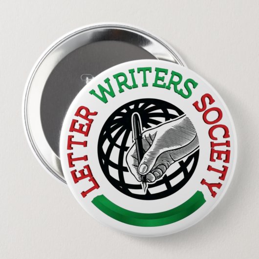 Schaltfläche "Schriftstellergesellschaft" Button (Vorne & Hinten)