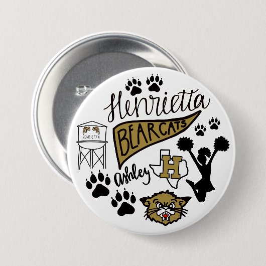 Schaltfläche "Schulgeist" Button (Vorne & Hinten)