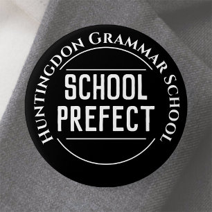 Schaltfläche Schulpräfektion Abzeichen Button