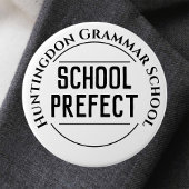 Schaltfläche Schulpräfektion Abzeichen Button