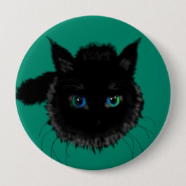 Schaltfläche "Schwarze Katze" - Benutzerdefinierte Button