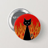 Schaltfläche "Schwarze Katze" Button (Vorne & Hinten)