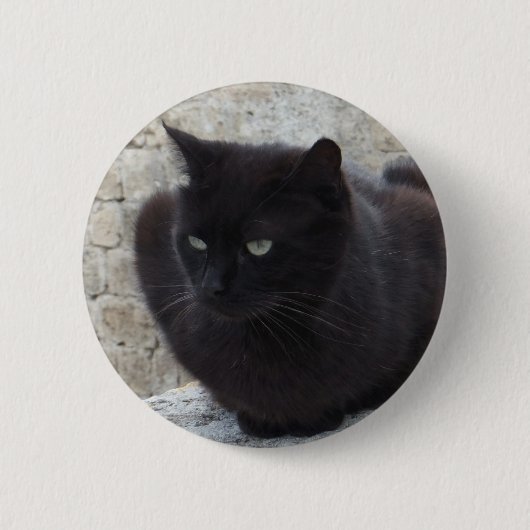 Schaltfläche "Schwarze Katze" Button (Vorderseite)