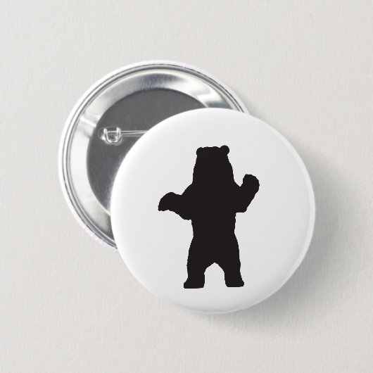 Schaltfläche "Schwarzer Bär" Button (Vorne & Hinten)
