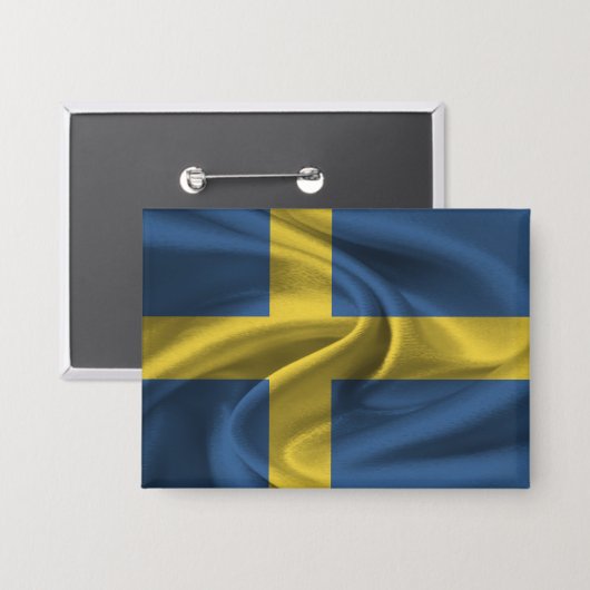 Schaltfläche "Schweden" Button (Vorderseite/Rückseite)