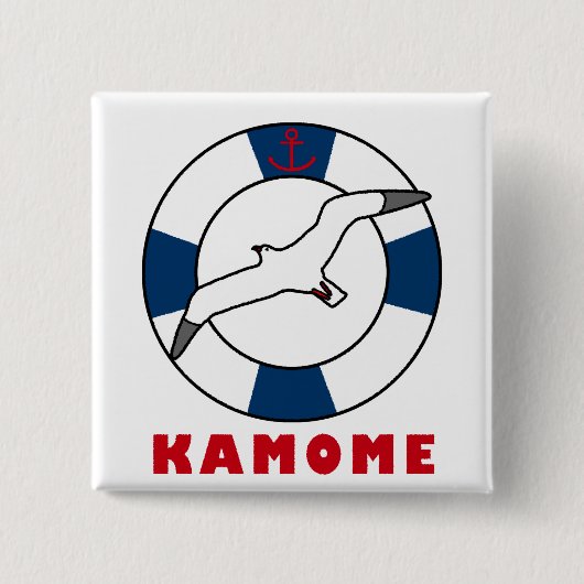 Schaltfläche "Seagull" und "Swim-Ring" Button (Vorderseite)
