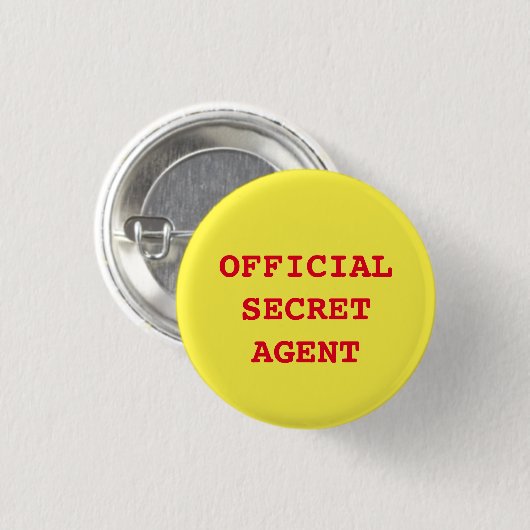 Schaltfläche "Secret Agent/Spy" Button (Vorne & Hinten)