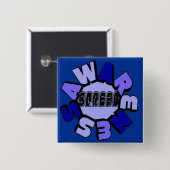Schaltfläche "Sensibilisierung (blau)" Button (Vorne & Hinten)