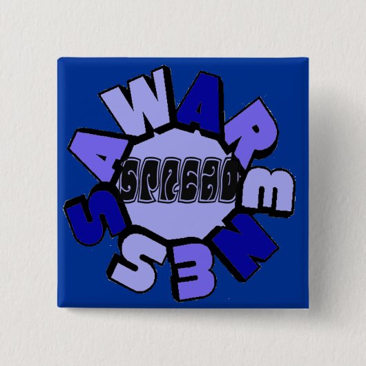 Schaltfläche "Sensibilisierung (blau)" Button (Vorderseite)