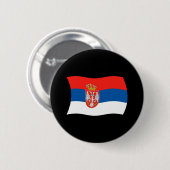 Schaltfläche "Serbien" Button (Vorne & Hinten)